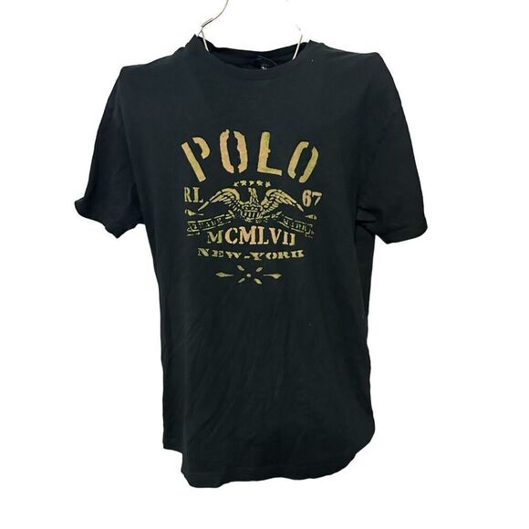 Vintage POLO Ralph Lauren crew neck VTG POLO RAPLH LAUREN NEW YORK Graphic T-SHI - Picture 1 of 5